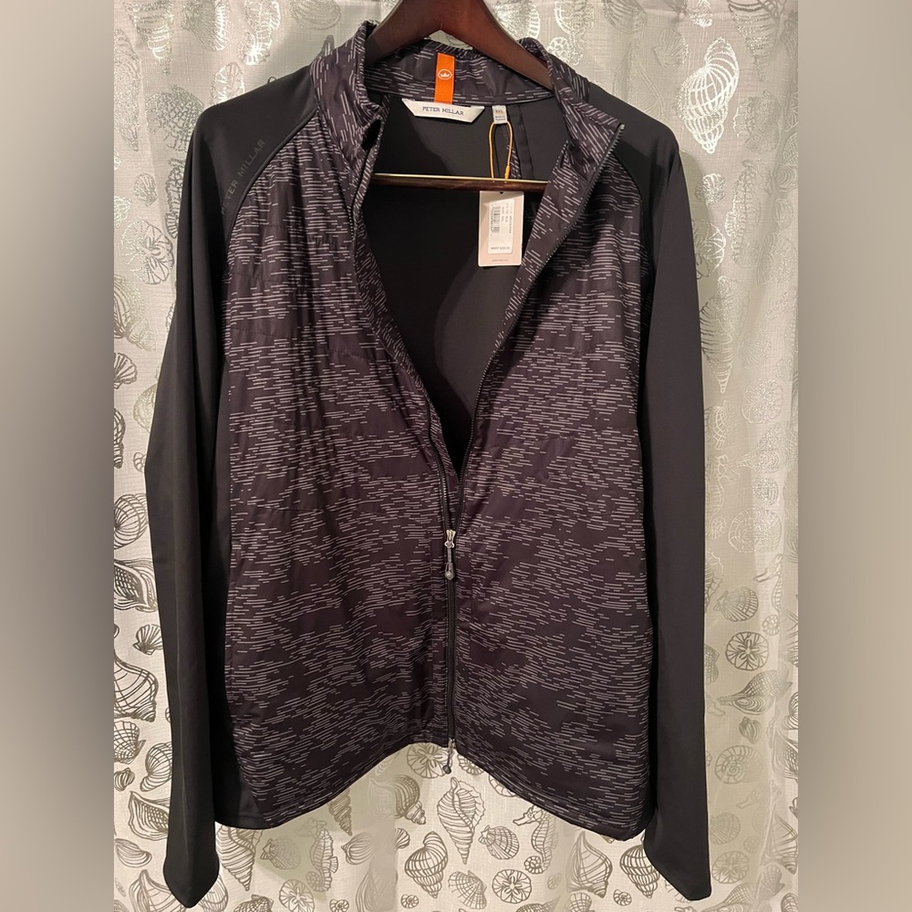 Peter Millar Black and Gray Jacket NWT